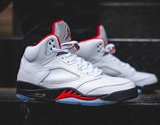 Image result for Jordan Wearing Fire Red 5S