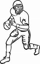 Image result for Outline of Football Player