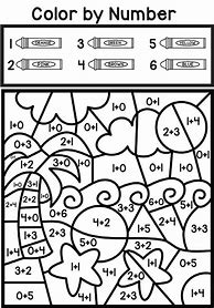 Image result for Addition Color by Number Coloring Pages