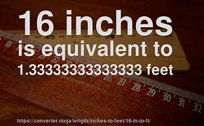 Image result for 65 Inches to Feet