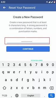 Image result for Recover Password Screen for Facebook