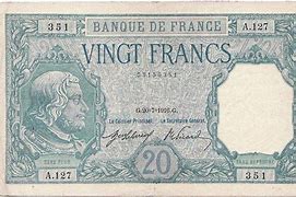 Image result for French Franc Notes