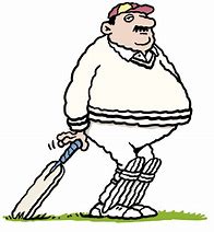 Image result for Cricket Bat Man Cartoon