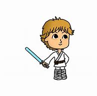 Image result for Luke Skywalker Cartoon Drawing