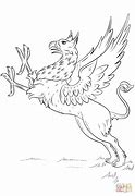 Image result for Mythical Griffin Coloring Pages