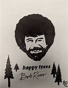 Image result for Bob Ross Silhouette