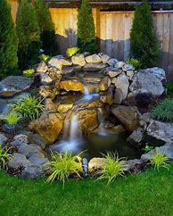 Image result for Back Yard Waterfalls Ideas