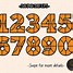 Image result for Basketball Number Font