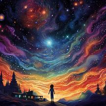 Image result for Children Looking at Stars