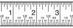 Image result for Free Printable Fraction Ruler