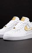 Image result for Nike Air Force 1 White and Gold