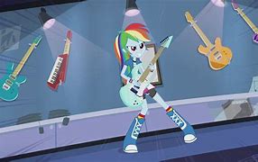 Image result for Rainbow Dash Playing Guitar