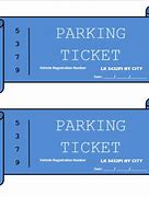 Image result for Parking Ticket Template