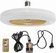 Image result for Ceiling Fan That Plugs into Wall Outlet