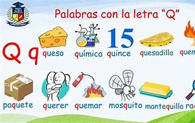 Image result for Palabras Con Q