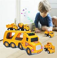 Image result for Toy Construction Vehicles Set