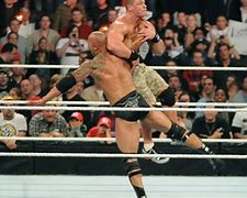 Image result for Rock vs John Cena in the Boxing Match