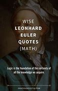 Image result for Leonhard Euler Quotes