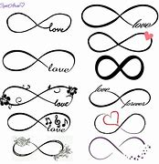 Image result for Infinity Symbol Tattoo Outline