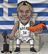 Image result for Giannis Antetokounmpo Caricature