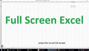 Image result for Excel Full Screen to PDF