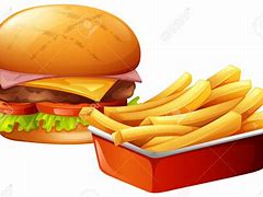 Image result for Cheeseburger and Chips Combo Clip Art