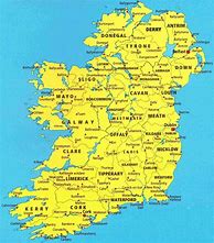 Image result for Map of Eire Counties