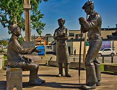 Image result for Bronze Statues in the NASCAR Hall of Fame