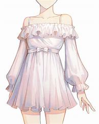 Image result for Anime Girl Cute Dress Design