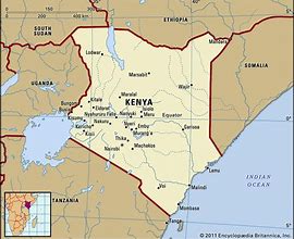 Image result for Kenya Country in World Map