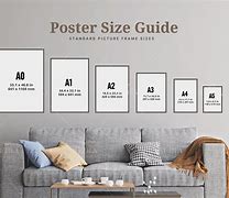 Image result for Standard Poster Frame Sizes
