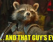 Image result for Rocket the Raccoon Memes