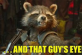 Image result for Rocket Gotg Memes