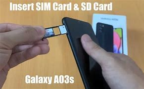 Image result for Samsung ao3s Sim Card