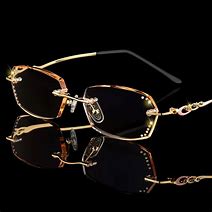 Image result for Gold Rimless Eyeglasses