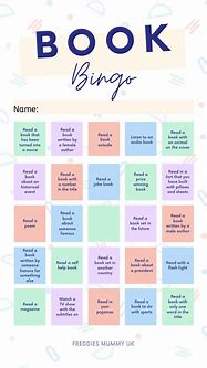 Image result for Kids Book Bingo