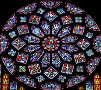 Image result for Notre Dame Rose Window Drawing