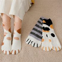 Image result for Fluffy Kitten Socks