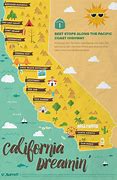 Image result for California Coast Road Trip Map