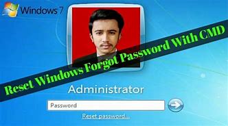 Image result for Reset Forgotten Windows 7 Password