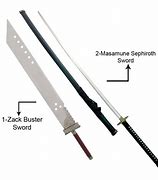 Image result for Buster Sword vs Masamune