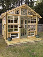 Image result for Homemade Wooden Greenhouse