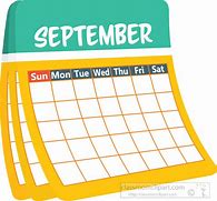 Image result for September Calendar Clip Art Days