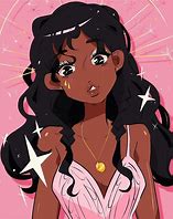 Image result for Anime Girl Black Aesthetic