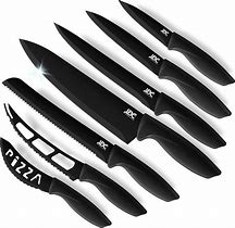 Image result for Black Kitchen Knives