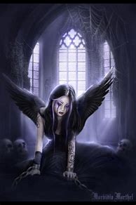 Image result for Gothic Angel Pin Art