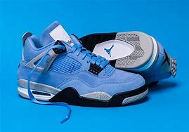 Image result for Jordan 4 Retro Blue Color