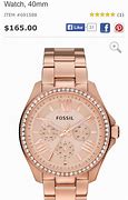 Image result for Men's Gold Fossil Watch