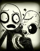 Image result for Salad Fingers XStitch Head