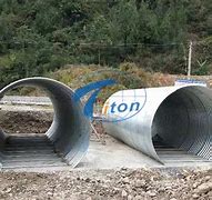 Image result for Corrugated Metal Pipe Arch Culvert